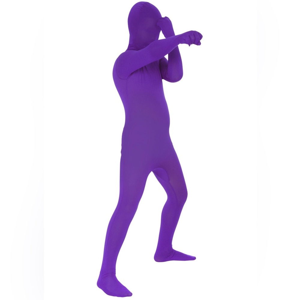 ❤️💜Purple /red morph suit never worn,not in package.


💜❤️
Size large up to 5’10